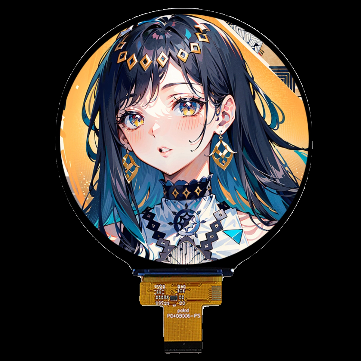 4.0-inch 720*720 HD circular display IPS full viewing angle