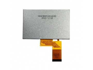 4.3 inch LCD screen 800×480RGB&LVDS interface full viewing angle ultra-wide temperature TFT-LCD LCD module