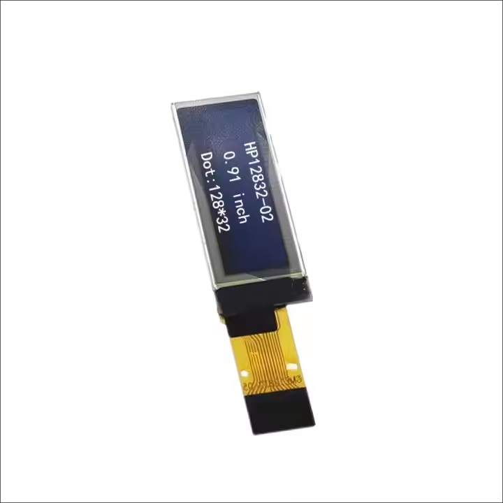 0.91 inch oled LCD screen 128*32 resolution Blue background with white characters oled display
