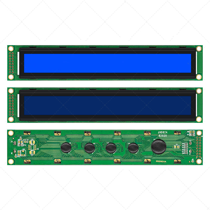 4002A blue screen LCD 40x2 character COB display module factory direct sales 182x33.5