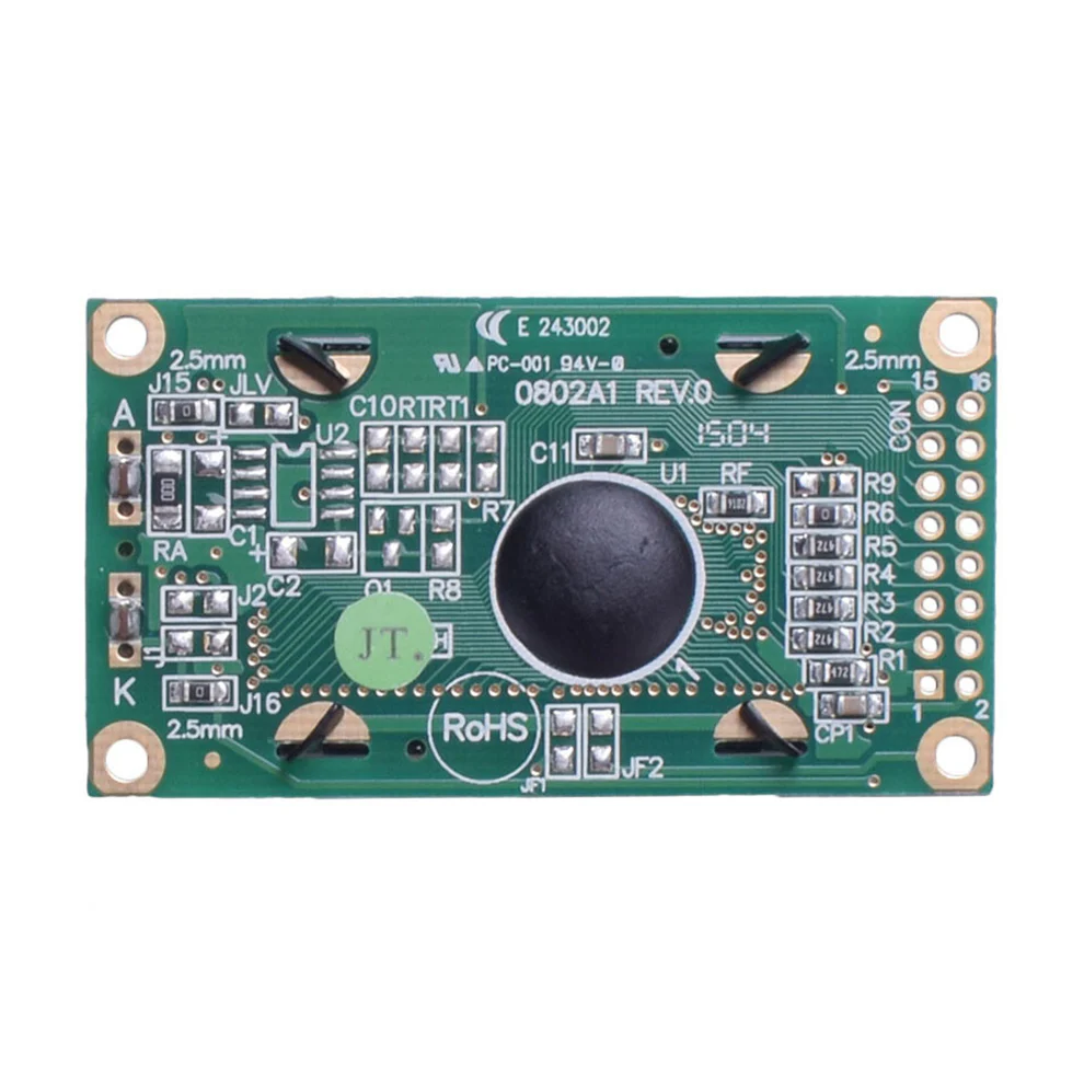 8x2 Character LCD FSTN Transflective - MCU