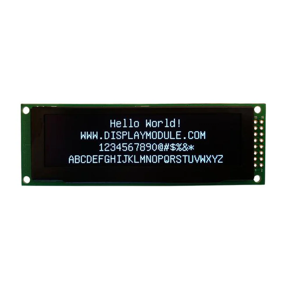 3.2" 256x64 OLED Graphic Monochrome Display Module - MCU, SPI