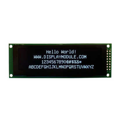 3.2" 256x64 OLED Graphic Monochrome Display Module - MCU, SPI