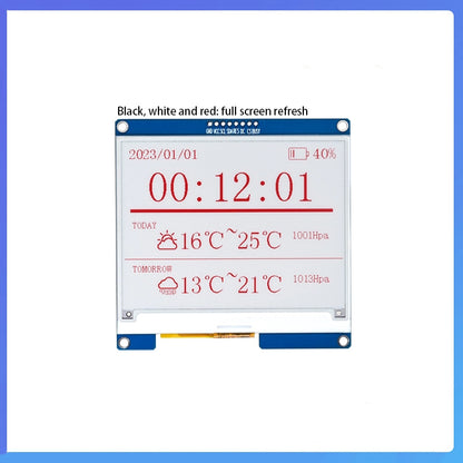 4.2 inch electronic paper ink screen 400×300 display black, white and red three-color EPD electronic paper display