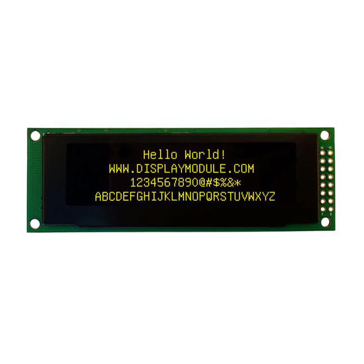 3.2" 256x64 OLED Graphic Monochrome Display Module - MCU, SPI