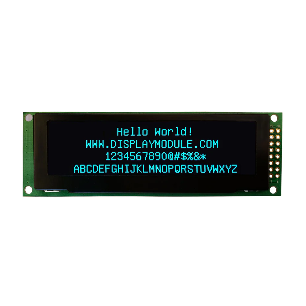 3.2" 256x64 OLED Graphic Monochrome Display Module - MCU, SPI