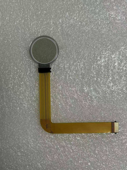 Transparent circular OLED LCD display screen with yellow font SPI I2C interface full view small OLED for medical equipment