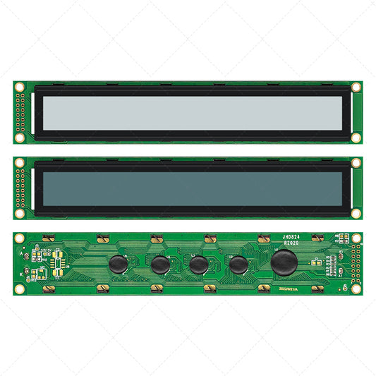 4002A blue screen LCD 40x2 character COB display module factory direct sales 182x33.5