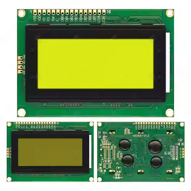LCD screen 16x4 characters 5V dot matrix character graphic display I2C serial port backlight
