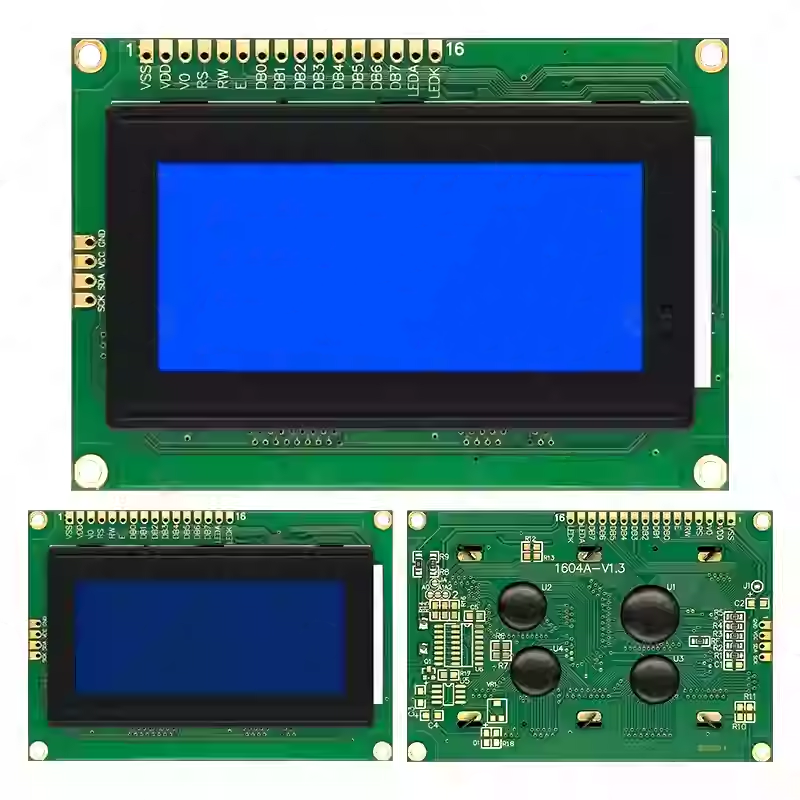LCD screen 16x4 characters 5V dot matrix character graphic display I2C serial port backlight